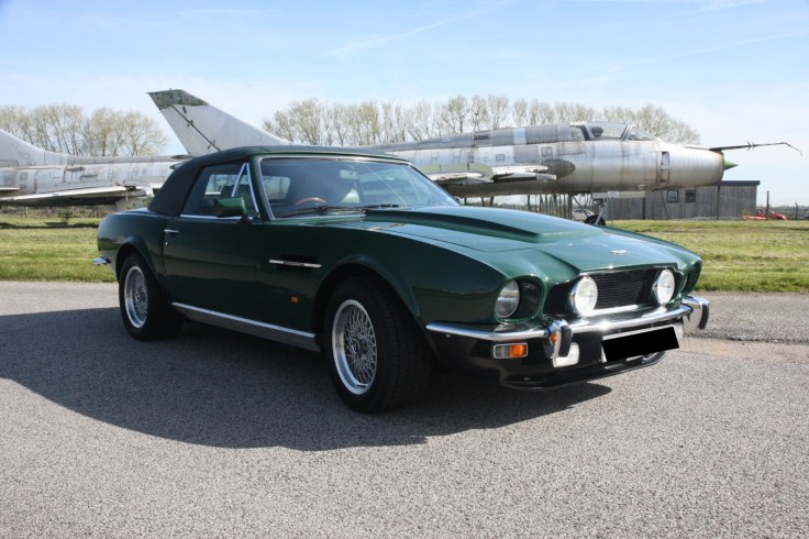Green Aston Martin v8 Prince of Wales rebuilt.